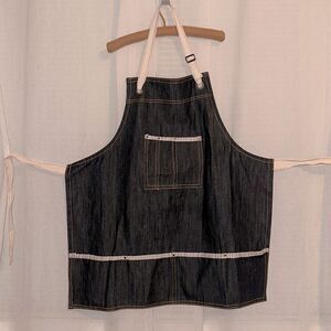 Premium Denim Chef Construction Gardening Cooking Grill Cotton Apron